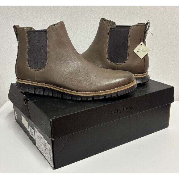 COLE HAAN / Zerogrand / Brown / Waterproof / Boots / Size  11.5M - Picture 8 of 9